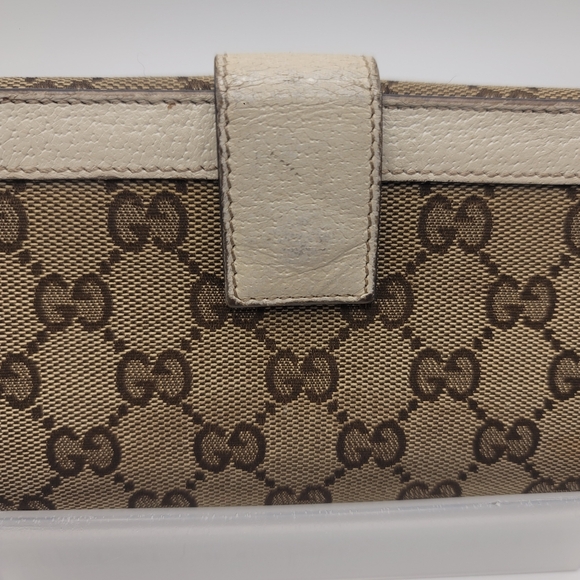 GUCCI GG CANVAS CHARMY CONTINENTAL WALLET - Picture 2 of 13